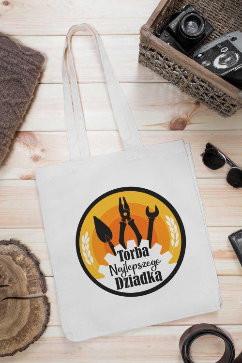 Torba Bawełniana Canvas Najlepszego Dziadka
