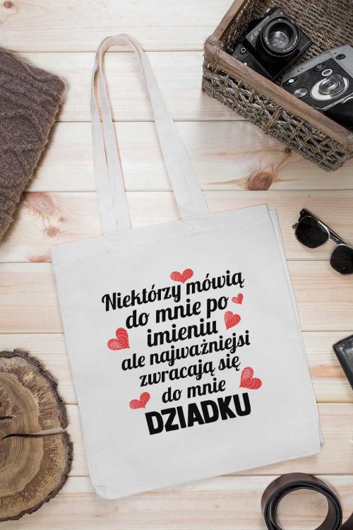Torba Bawełniana Jestem Dziadkiem