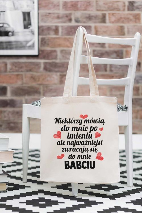 Torba Bawełniana Jestem Babcią