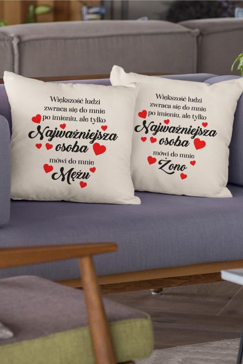 Komplet Poduszek Canvas Najważniejsze Osoby