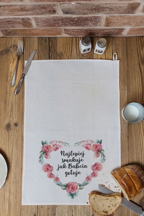 Ręcznik kuchenny Najlepiej smakuje jak Babcia gotuje