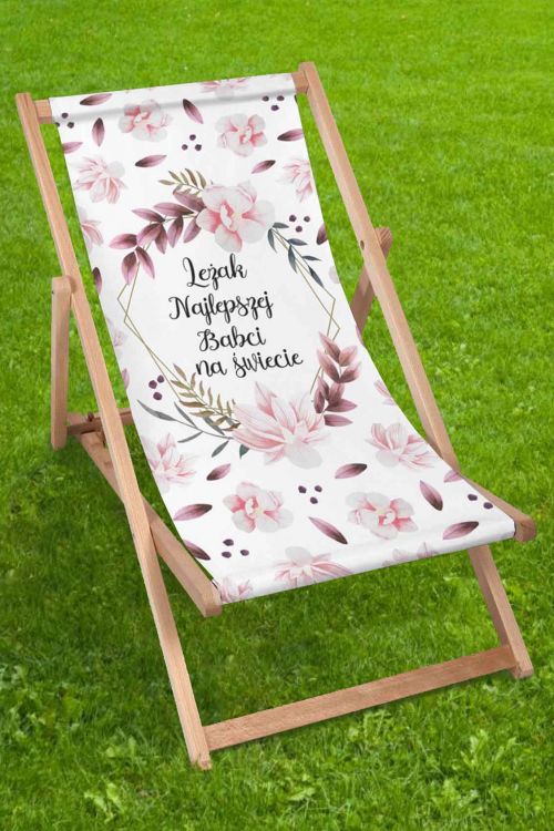Leżak klasyczny Najlepszej Babci