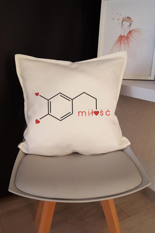 Poduszka Bawełniana Canvas Miłość