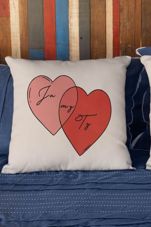 Poduszka Bawełniana Canvas Ty My Ty