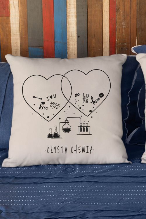 Poduszka Bawełniana Canvas Czysta Chemia