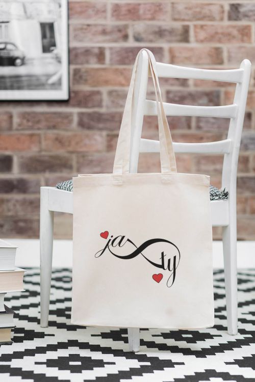Torba Bawełniana Canvas Ja Ty