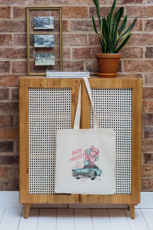 Torba Bawełniana Canvas Dużo Miłości