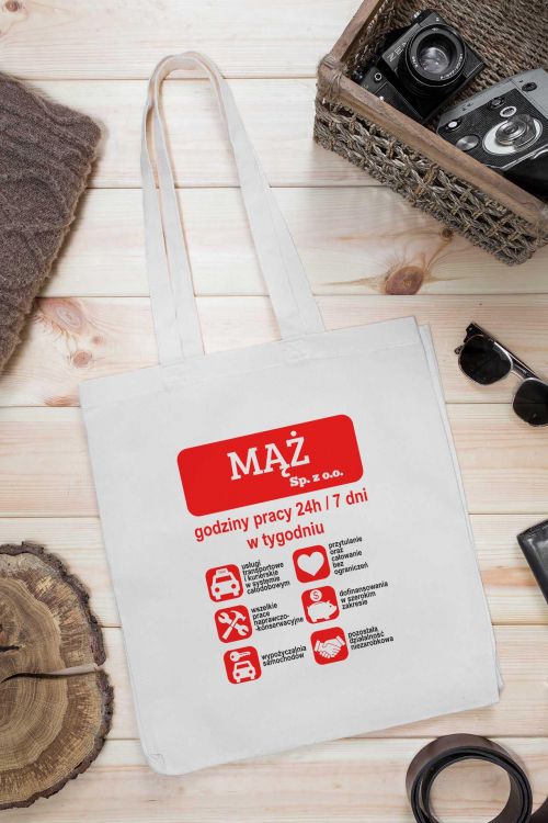 Torba Bawełniana Canvas Mąż Spółka