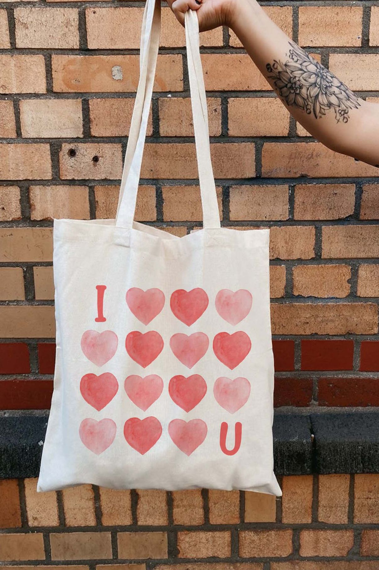 Torba Eko Ecru I Love You