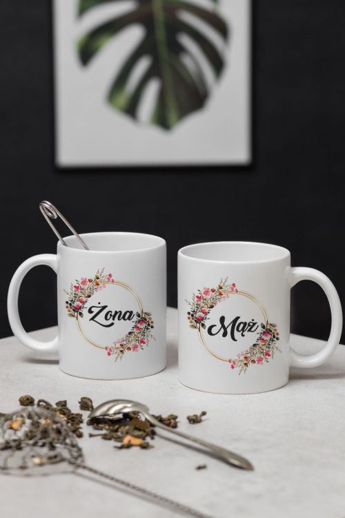 Komplet kubków Mąż i Żona