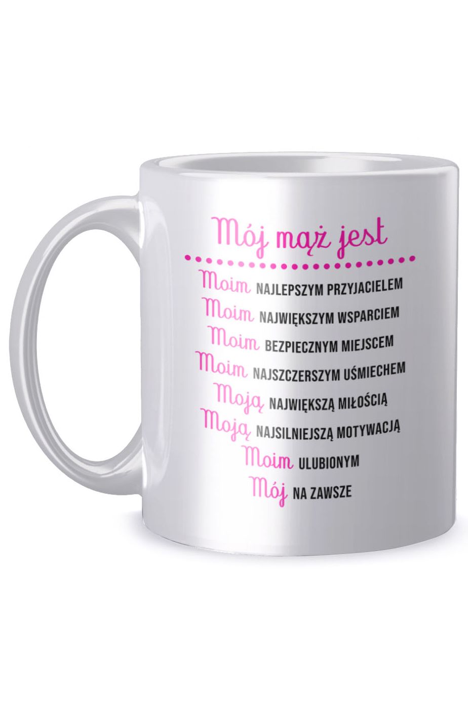 Komplet kubków Mąż i Żona Przyjaciele