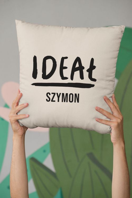 Poduszka bawełniana Canvas PERSONALIZACJA Ideał