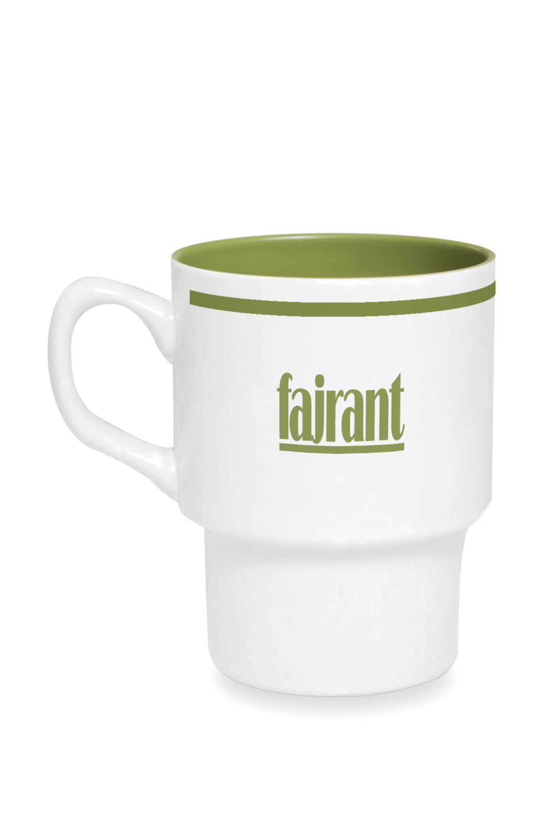 Kubek ceramiczny PRL Fajrant