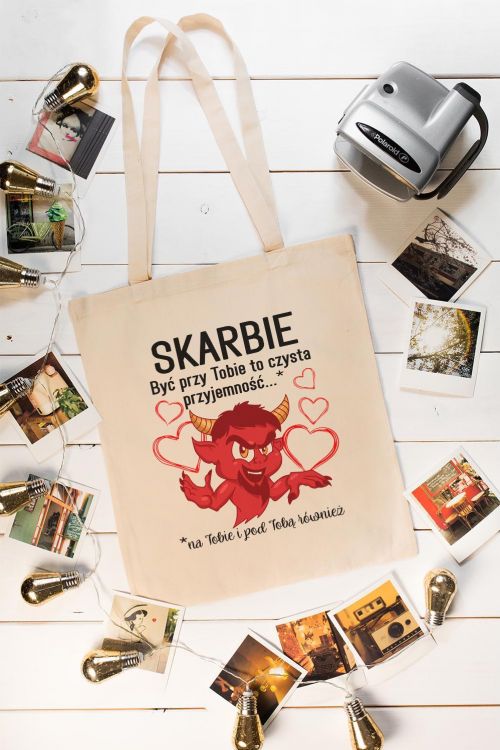 Torba Eko Ecru Skarbie Diabeł