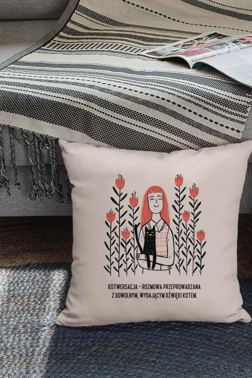 Poduszka bawełniana Canvas Kotwersacja