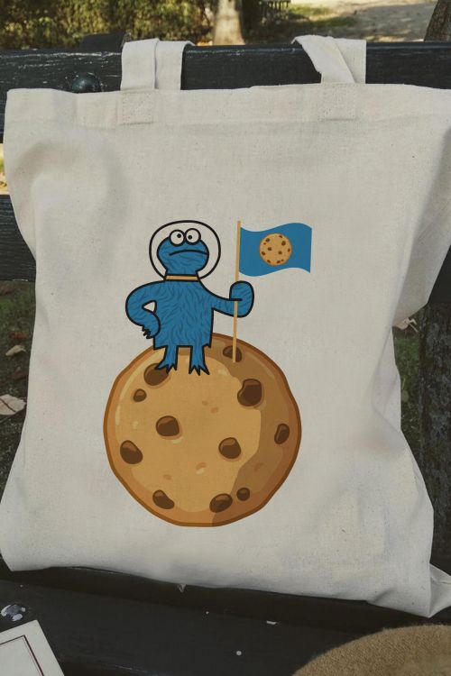 Torba Eko Ecru Monster Moon