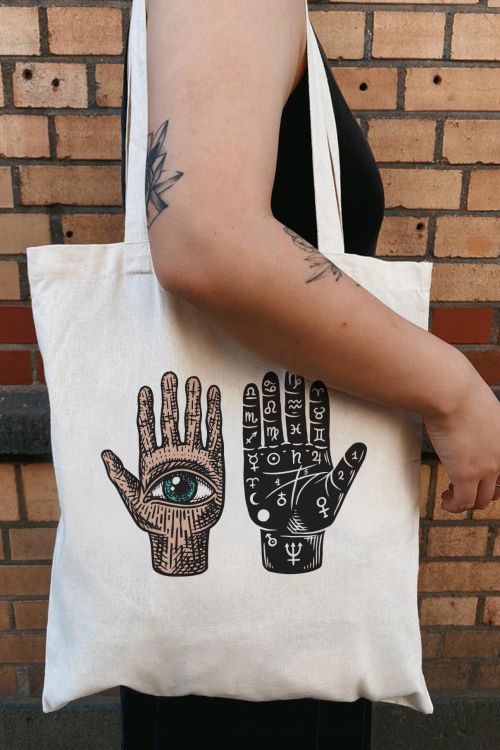Torba Eko Ecru Horoscope Hands
