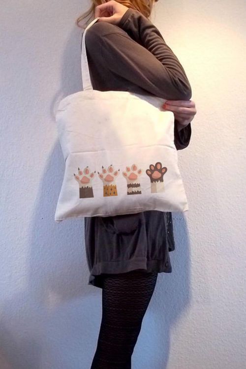 Torba Eko Ecru Łapki