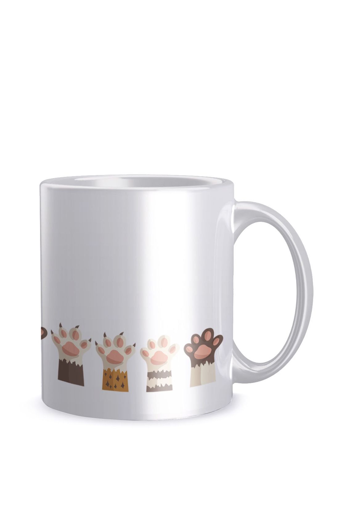 Kubek ceramiczny Łapki