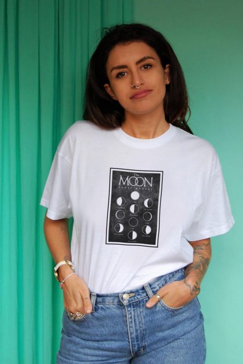T-shirt The Moon Lunar Phases 