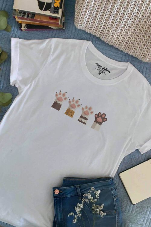 T-shirt Łapki