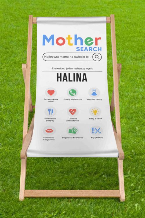 Leżak klasyczny Personalizacja Mother Search