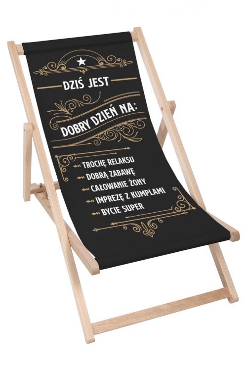 Leżak klasyczny Dzień na całowanie żony