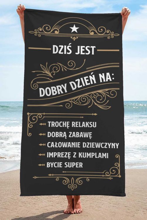 Ręcznik Dzień na całowanie dziewczyny