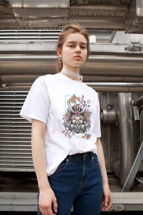 T-shirt Samurai Gas Mask
