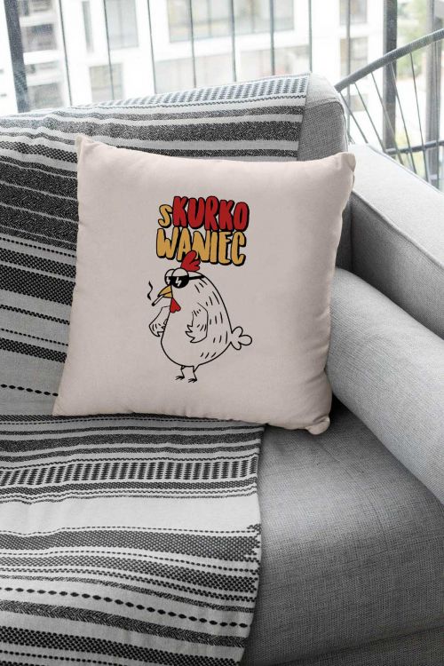 Poduszka bawełniana Canvas Skurkowaniec