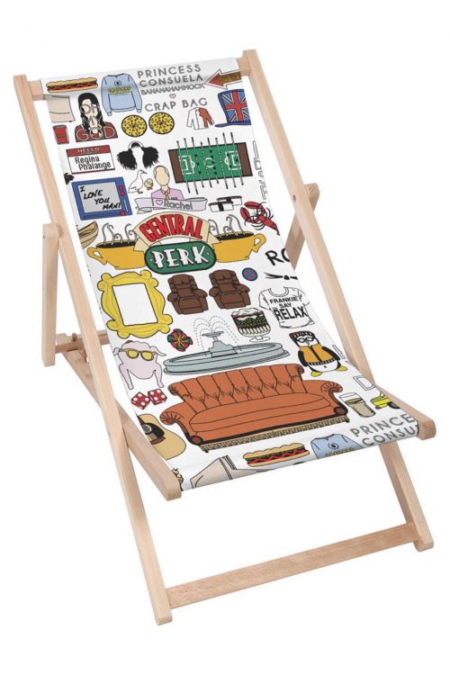 Leżak klasyczny Central Perk Doodle