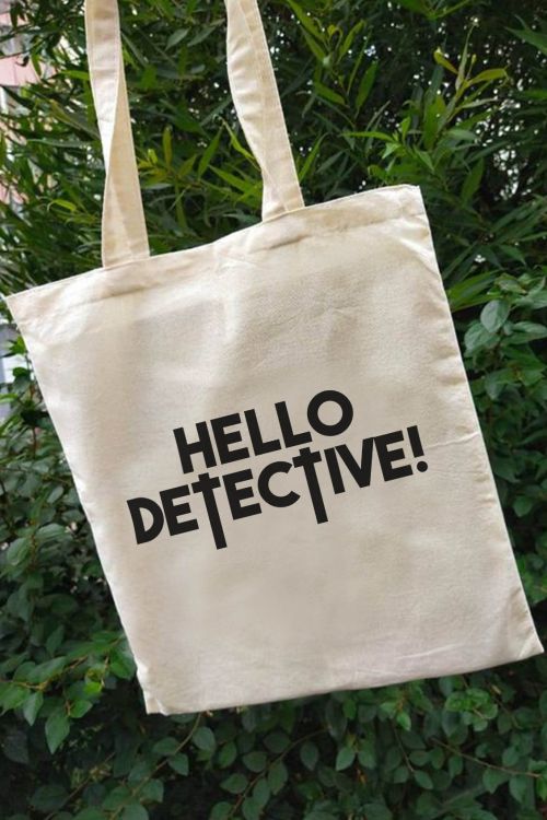 Torba Eko Ecru Hello Detective