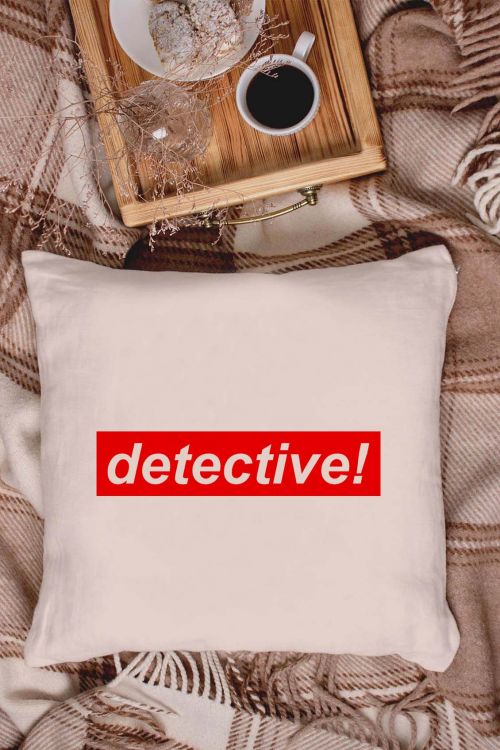 Poduszka bawełniana Canvas Detective