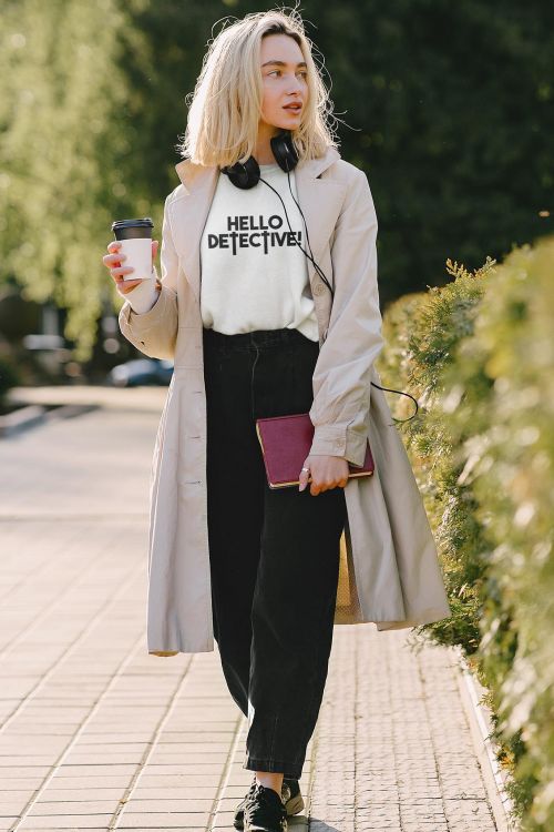 T-shirt Hello Detective