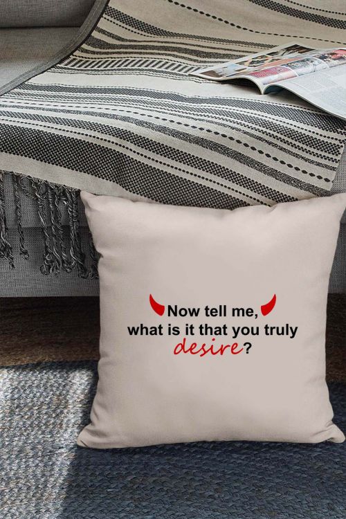 Poduszka bawełniana Canvas Truly Desire