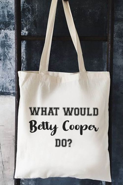 Torba Eko Ecru What Would Betty Cooper Do?