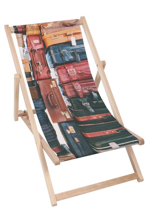 Leżak klasyczny Vintage Luggages