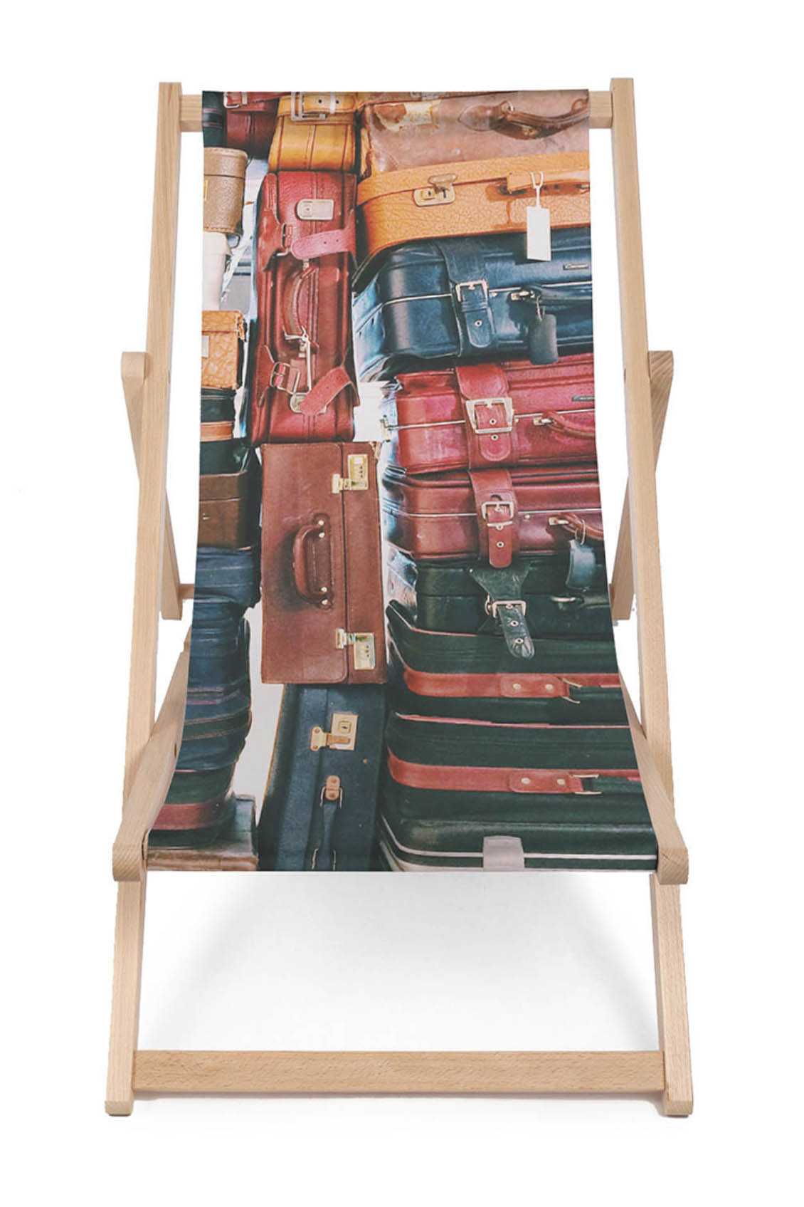 Leżak klasyczny Vintage Luggages