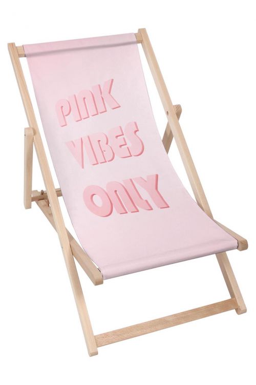 Leżak klasyczny Pink Vibes Only