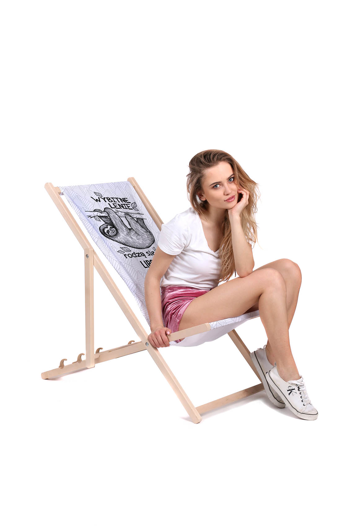 Leżak drewniany Personalizacja Wybitne Lenie