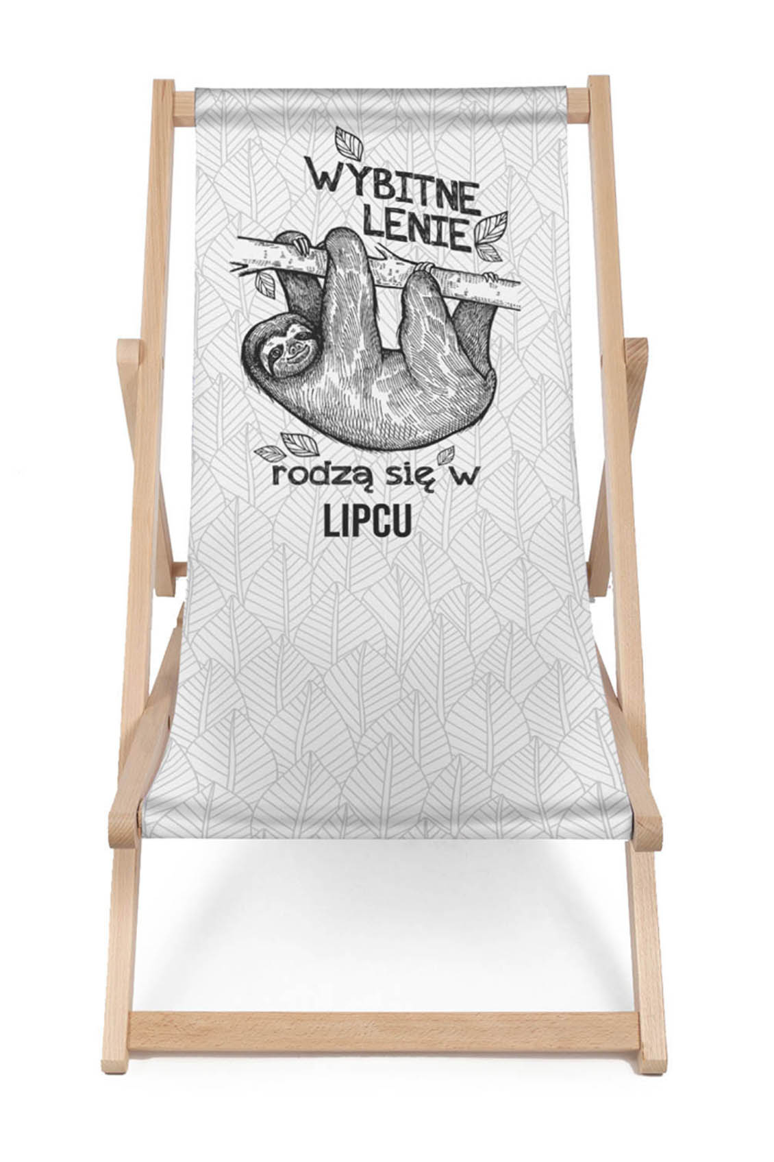 Leżak drewniany Personalizacja Wybitne Lenie