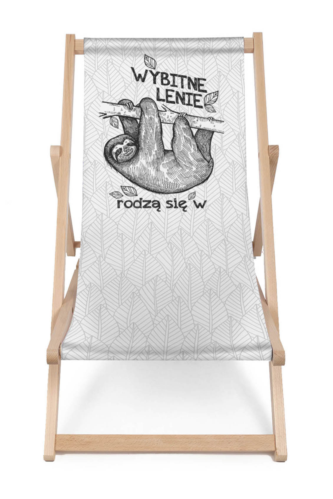 Leżak drewniany Personalizacja Wybitne Lenie