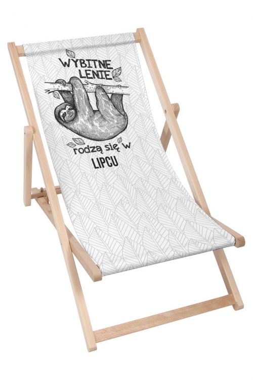 Leżak drewniany Personalizacja Wybitne Lenie