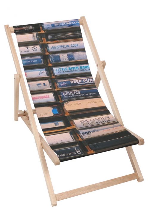 Leżak drewniany Old Records