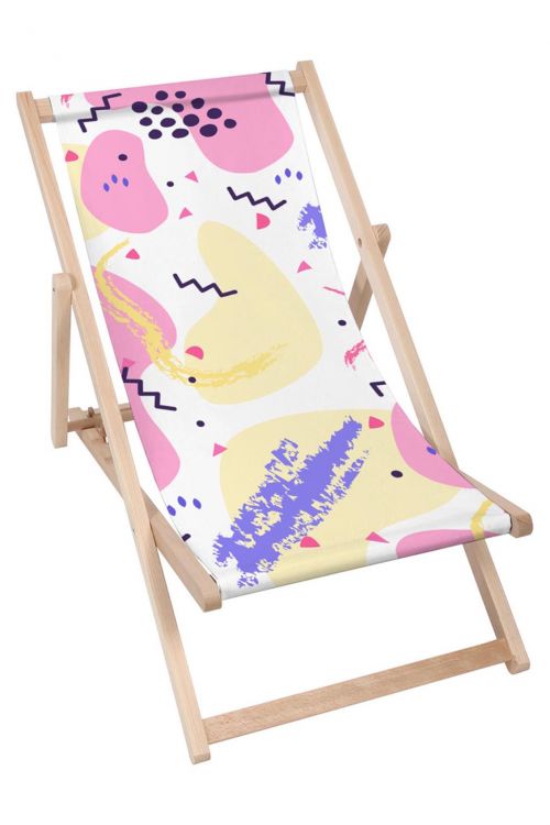 Leżak drewniany Colourful Variation