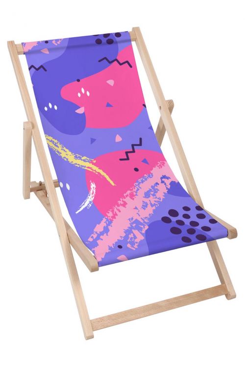 Leżak drewniany Purple Variation