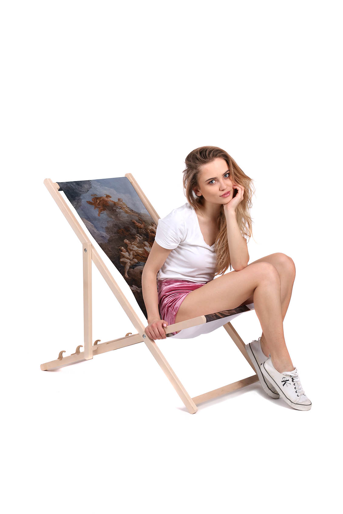 Leżak drewniany Art