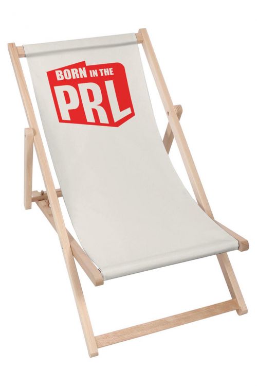 Leżak drewniany Born in the PRL
