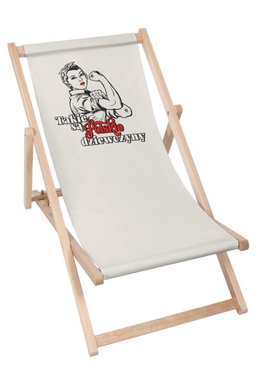 Leżak drewniany Polskie Dziewczyny