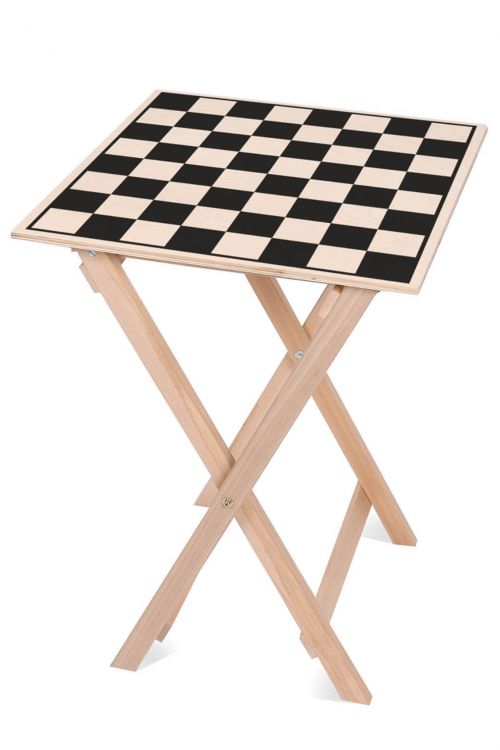 Stolik drewniany Warcaby